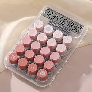 SYGA 10-Digit Transparent Sugar Cube Calculator Office Supplies ...