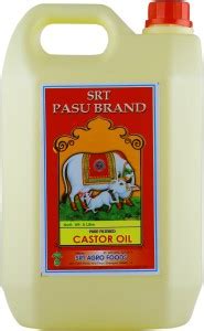 SRT Pasu Castor Oil ( Edible Grade ) 5 LTR CAN Hair Oil - Price in ...