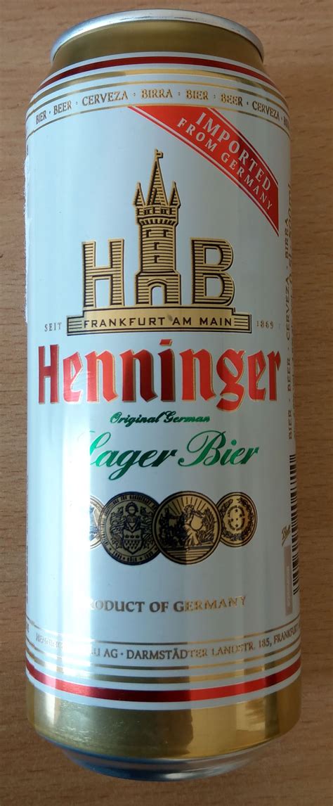 HENNINGER Original German Lager Bier | Bier, Specialty beer, Beer