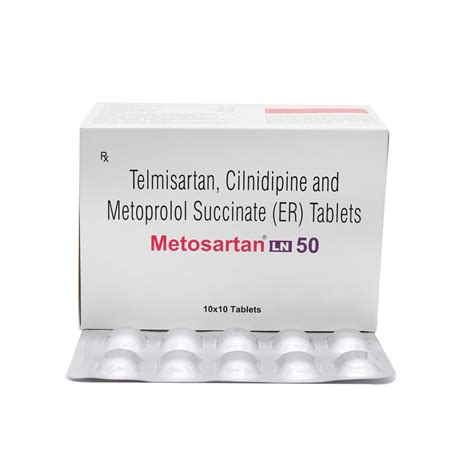 Metosartan LN 50 Tablet | Uses, Side Effects, Price | Apollo Pharmacy
