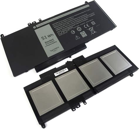 Buy 7.4V 51Wh Type G5M10 Laptop Battery Compatible with Dell Latitude ...