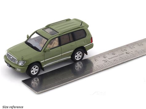 Toyota Land Cruiser Cygnus green 1:64 GCD diecast scale model miniature ...
