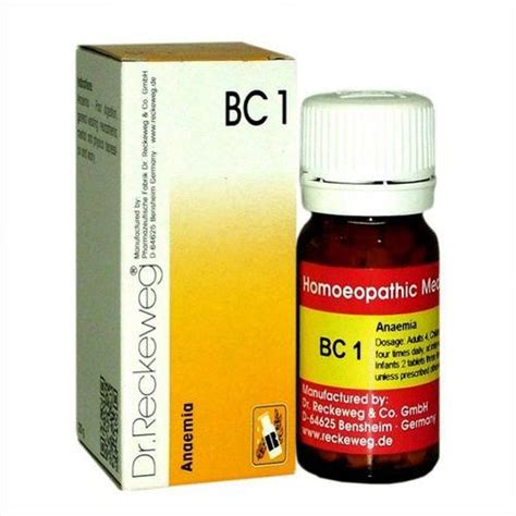 Dr. Reckeweg Bio-combination (BC1) Tablets for Anemia – Homeomart