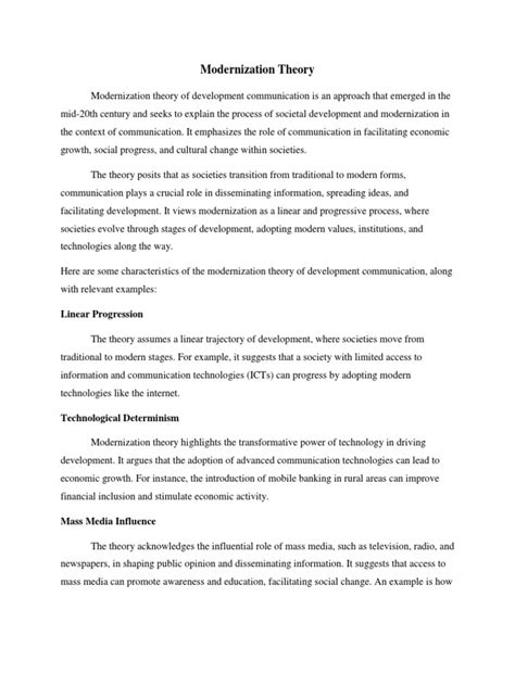 Image result for Modernization Theory of Development PDF