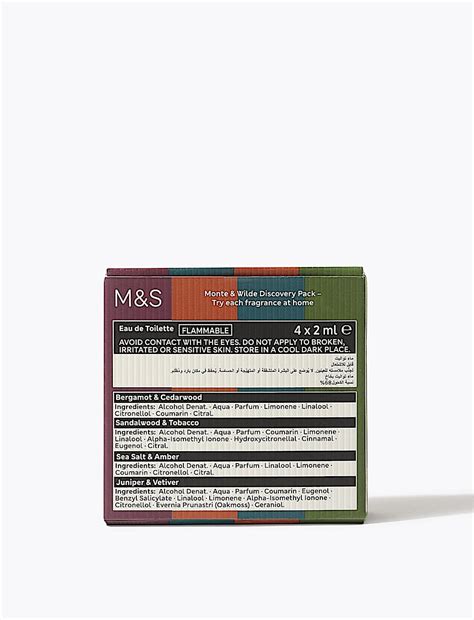 Buy Bergamot & Cedarwood Eau De Toilette Set 4 x 2ml at Marks & Spencer