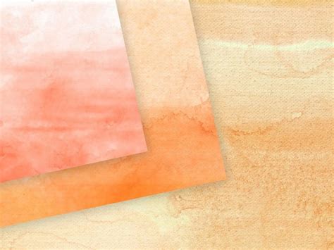 Orange Watercolor Background
