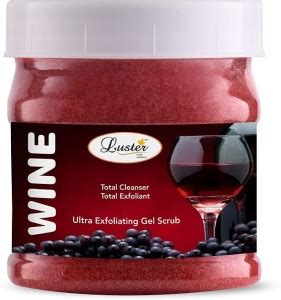 Luster Face & Body Wine Gel Scrub | Exfoliating Scrub For Women & Men ...