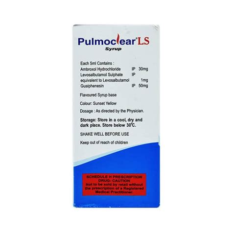 Pulmoclear LS Syrup: Uses, Side Effects, Price, Dosage & More Info ...