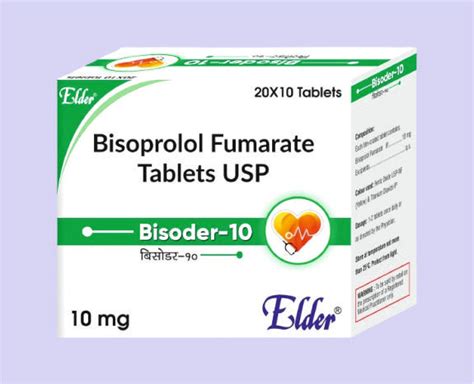 BISODER 10 TABS 10'S ( Bisoprolol 10mg ) by Elder – IshwarPharma