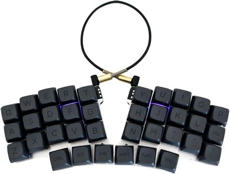Buy Hardtochooseone Split Ergonomic Mechanical Keyboard, Powered by QMK ...