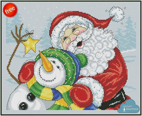 Counted Cross Stitch Christmas Ornament Patterns Free - Cross Stitch ...