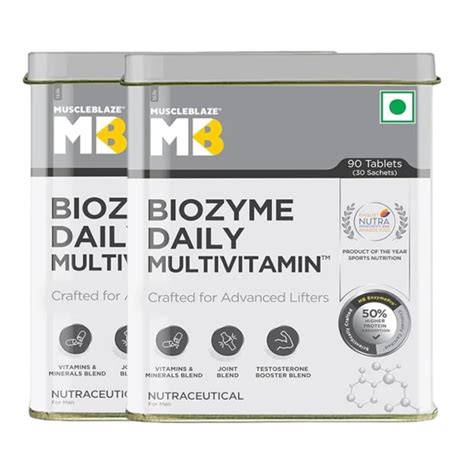MuscleBlaze Biozyme Daily Multivitamin – Protein world