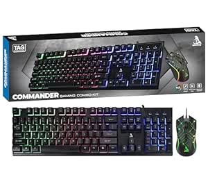 Amazon.in: Buy Tag Gamerz Commander Gaming Keyboard & Mouse RGB Combo ...
