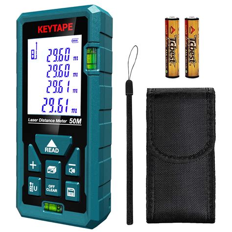KEYTAPE Laser Measure 165ft DT50 Laser Distance Meter 50M, Upgraded M ...