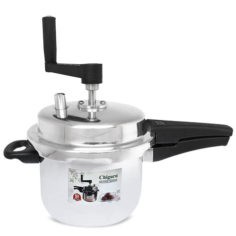 Buy Chiguru AIuminium 5.5 Litres Mudde Maker (Outer Lid, Aluminium ...