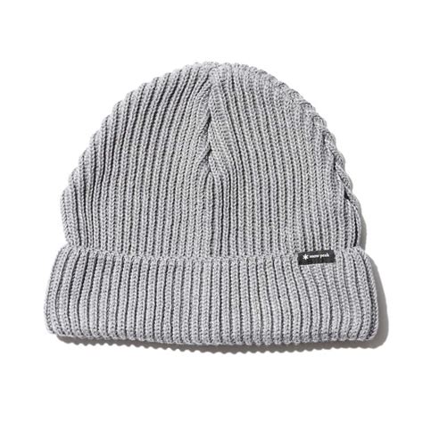snow peak Pe/Co Knit Cap Grey 24SP-I（スノーピーク ニットキャップ-グレー） | atmos（アトモス ...