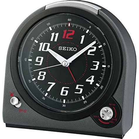 Buy SEIKO Classic Round Plastic Selectable Alarm- Beep/Bell Analog ...