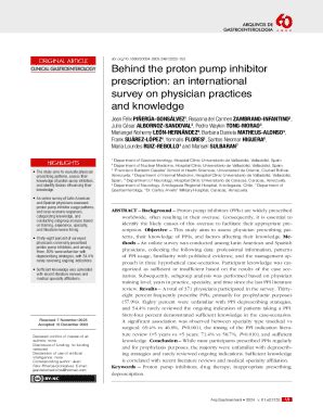 Fillable Online Behind the proton pump inhibitor prescription: an ...