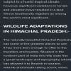 What is the different adaptations of animals in kerala and Himachal ...