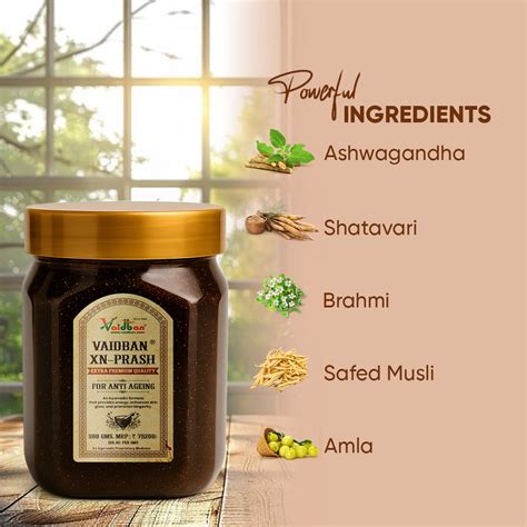 Vaidban XN-Prash – Extra Premium Chyawanprash with Pure Gold Leaf for