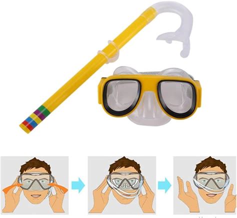 Buy Kids Snorkel Set,Scuba Diving Mask and Snorkels Goggles Diving ...