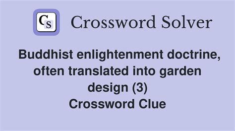 Buddhist enlightenment doctrine, often translated into garden design (3 ...