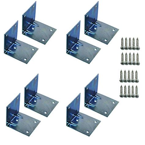 Buy Right Angle Brackets - 90 Degree - 8 Pack - Stainless Steel - L ...