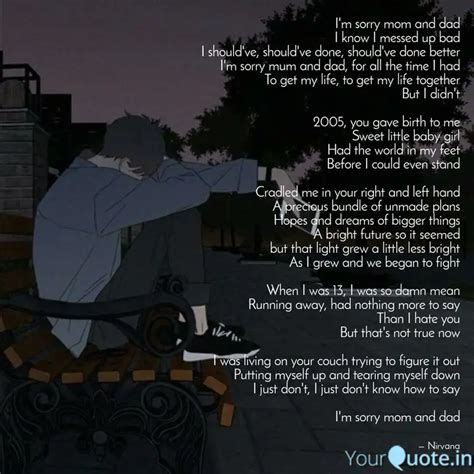 I'm sorry mom and dad I k... | Quotes & Writings by Namalipuri Sridevi ...