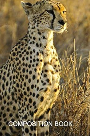 Buy Composition Book: Cheetah Composition Book Wide Ruled Book Online ...