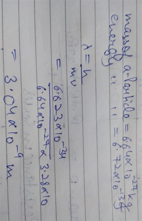 4. A beam of a-particles moves with a velocity of3.28 x 10 m/s ...