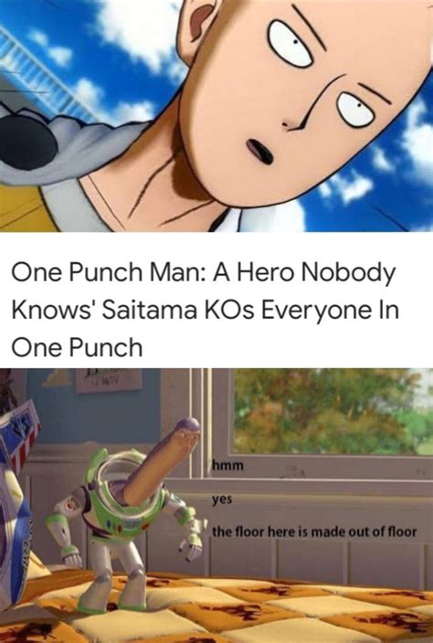 One Punch Man Who Could Do Is Meme 的图像结果