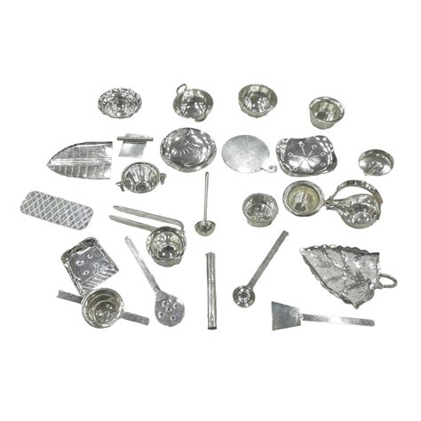 Sterling Silver Kitchen Set For Kids And Collection - Silver Palace