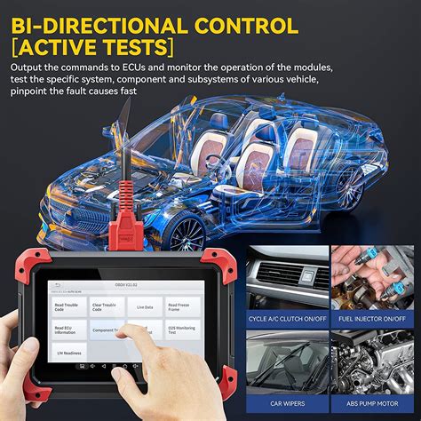 XTOOL D7 Car Diagnostic Scan Tool (2022 Newest), Bi-Directional Control ...