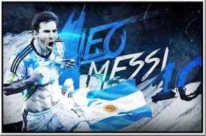 Poster Lionel Messi sl1109 (Wall Poster, 13x19 Inches, Matte ...