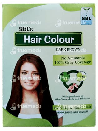 Sbls Hair Colour Dark Brown Sachets 12 - Uses, Side Effects, Dosage ...