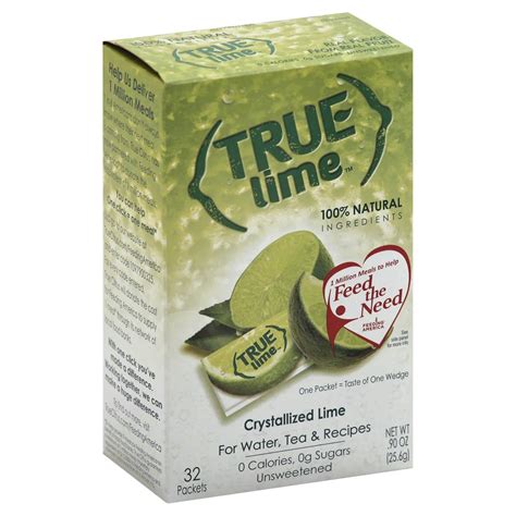 True Lime Crystallized Lime Packets - Shop Mixes & flavor enhancers at ...