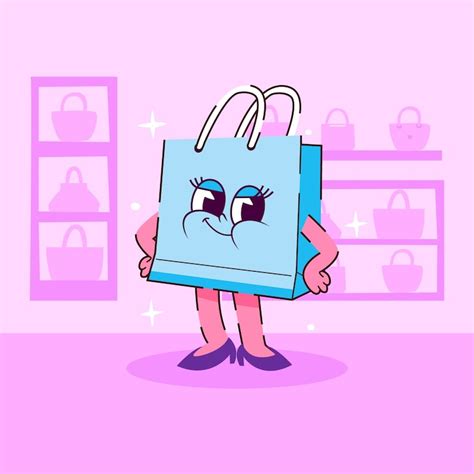 Shopping bag cartoon Images - Free Download on Freepik