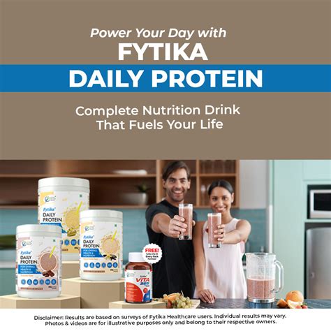 Fytika Daily Protein Powder - Complete Nutrition Drink, 37 Essential V ...
