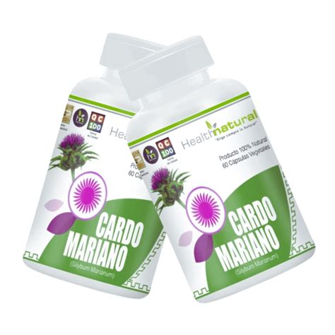 2 Cardo Mariano 500mg 60 Caps Health Natural / Higado Graso Vibralab - Mitahara