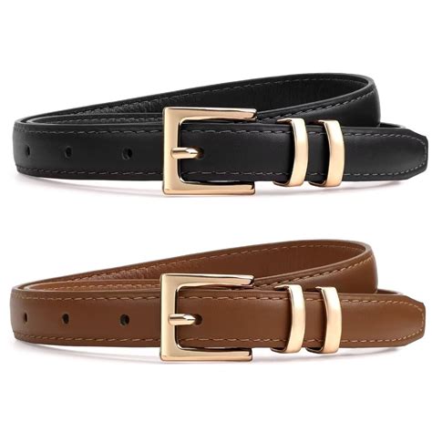 JASGOOD Belts for Women Leather Belt Ladies Belts for Jeans Dress Pants ...