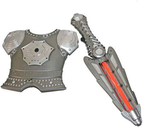 ADRAXX Flashing Laser Sword with Fancy Armour Weapon Sets & Accessories ...