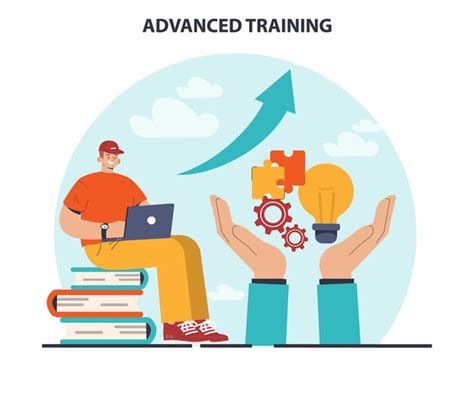 Premium Vector | Advanced training Increasing of business or ...