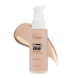 Buy Million Colors Foundation With SPF 50 for Face Makeup | Liquid ...