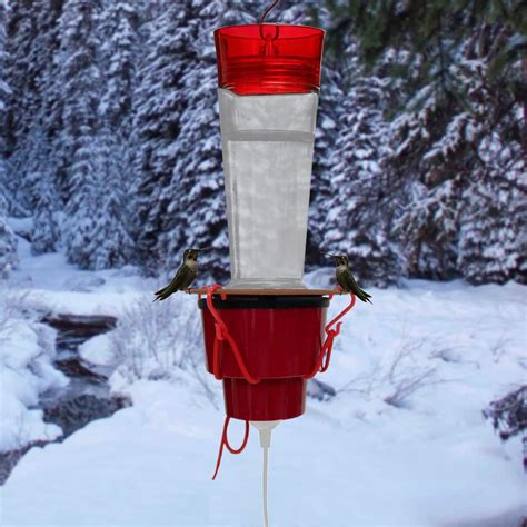 YiYLunneo Heated Hummingbird Feeders for Outdoors, Feeder Heater ...