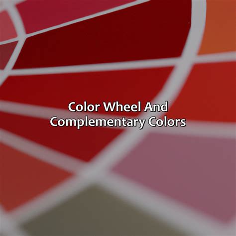 What Is Red'S Complementary Color - colorscombo.com