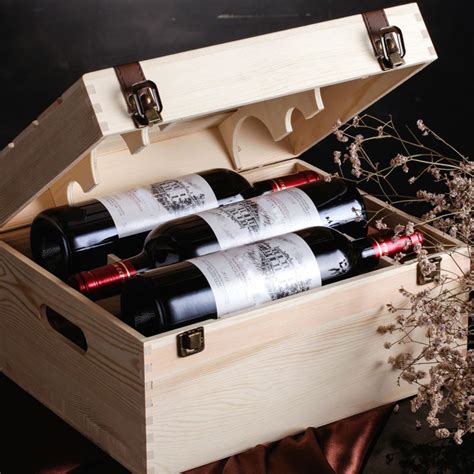 名贵红酒木盒 双支红酒盒子 红酒木箱 葡萄酒盒红酒包装盒定制-阿里巴巴