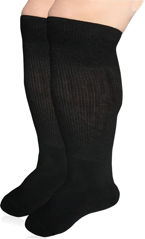 SYOLLAVE Wide Diabetic Socks for Swollen Feet & Legs - India | Ubuy