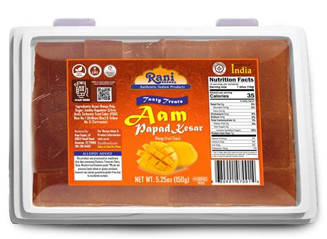 RANI BRAND AUTHENTIC INDIAN PRODUCTS Authentic Indian Mango Fruit Snack ...