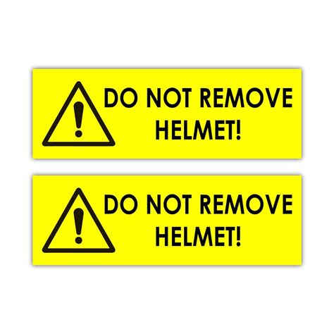 signEver Duke KTM Stickers Do not Remove Your Helmet Sticker for Bike ...