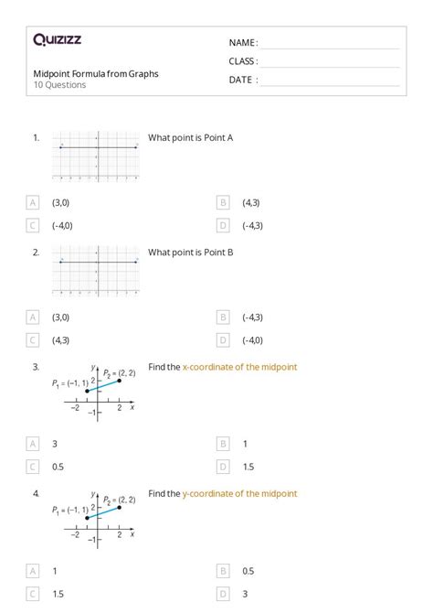 Image result for Midpoint Formula Graph
